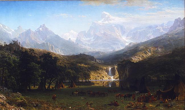 Albert Bierstadt The Rocky Mountains, Lander's Peak France oil painting art